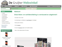 Tablet Screenshot of degruijter-shop.nl